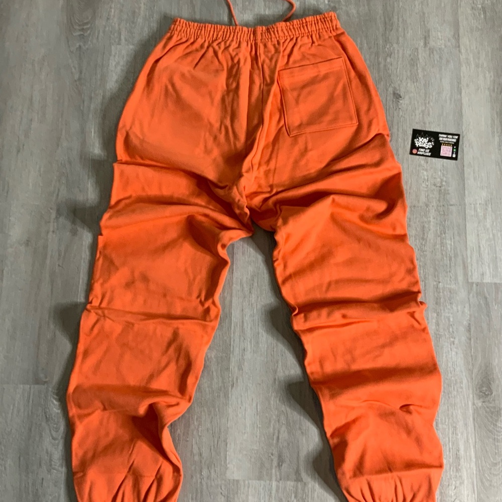 Orange Sp5der Sweatpants - Picture 6 of 6